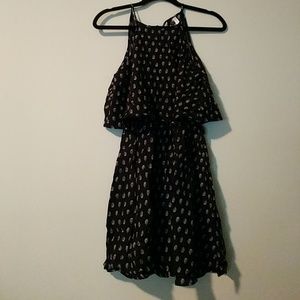 Ikat black dress